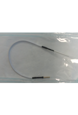 FSM 5 agujas subdérmicas (Minifils) individuales, alambre de 8 cm (blanco), aguja: 15 mm/0,35, conector macho de 1 mm (24 bolsas/120 uds.)