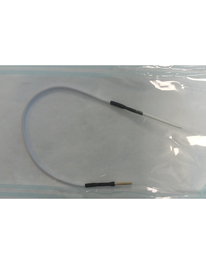 FSM 5 agujas subdérmicas (Minifils) individuales, alambre de 8 cm (blanco), aguja: 15 mm/0,35, conector macho de 1 mm (24 bolsas/120 uds.)