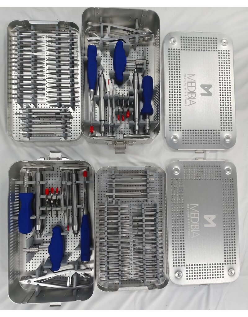 MEDIBIA - medical bits & tools Jeu d'extracteurs de vis universels