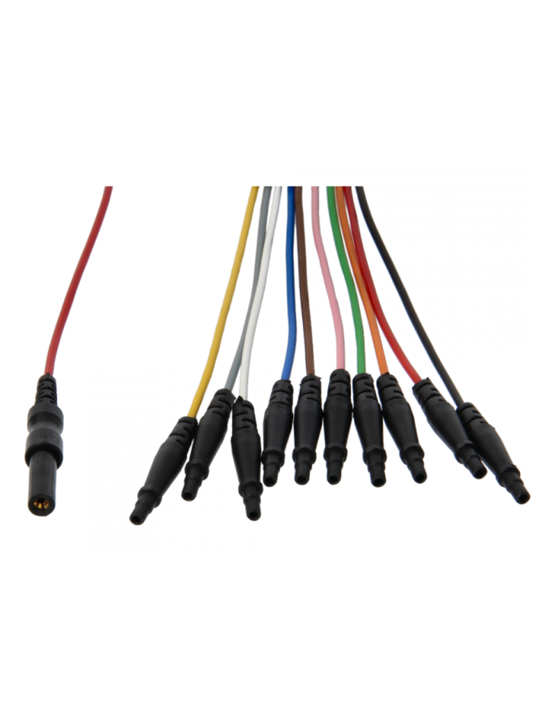 Spesmedica EEG/EP Scalp Lead Cable 1m 0.7mm socket - 1.5 TP
