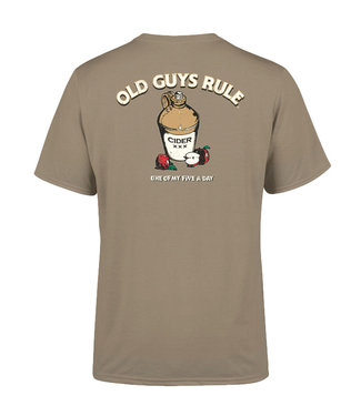 Old Guys Rule Five A Day T-Shirt DS