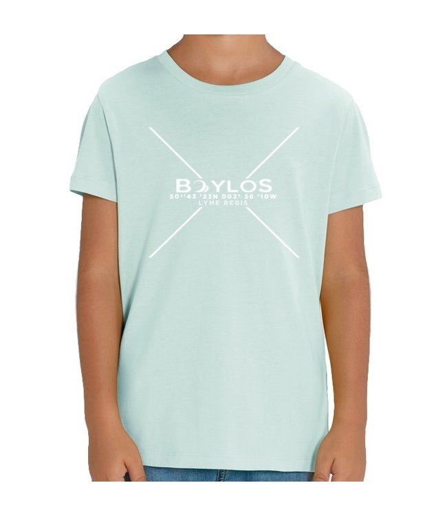 Boylos Kids X Co Ord T Shirt Caribbean Blue Boylo S Watersports Lyme Regis