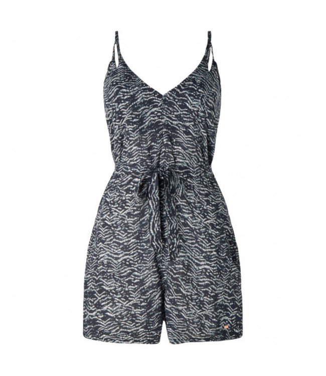 black strappy playsuit