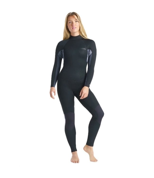 C-Skins Womens Surflite 5/4/3mm GBS Wetsuit Raven