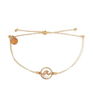 Pura Vida Stone Wave Gold - Vanilla Bracelet