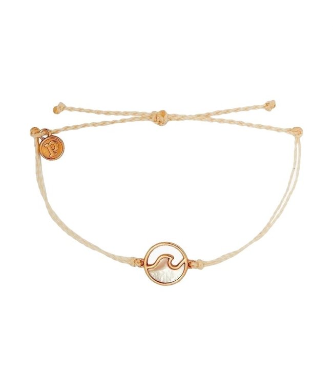 Pura Vida Stone Wave Gold - Vanilla Bracelet