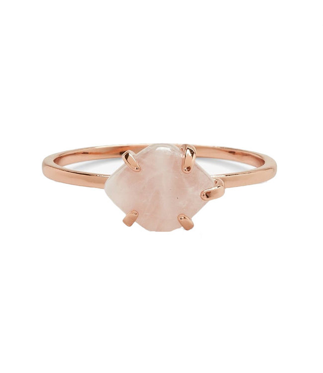 Pura Vida Crystal Cove Ring Rose Gold