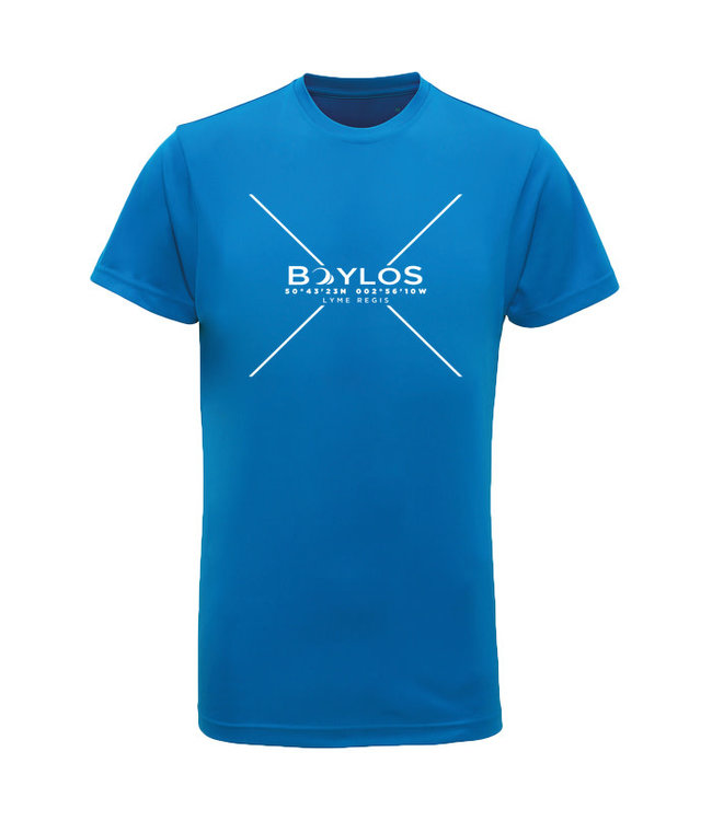 Boylo's X Co-ord Tri Dri Mens Rash T-shirt Sapphire