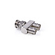 Adapter Antenne, BNC male - 2x BNC female, 1 stuk Adapter Antenne, BNC male - 2x BNC female, 1 stuk