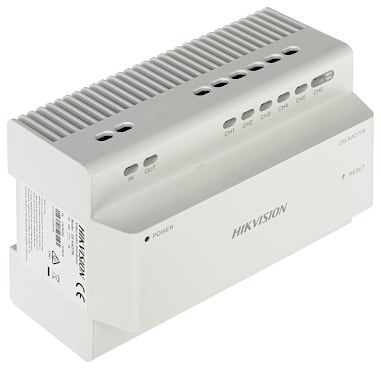 O novo distribuidor de vídeo/áudio de 2 fios da Hikvision pode ser usado para fornecer energia e dados às estações internas e externas. Quer se trate de uma unidade interna que precisa ser conectada ou de vários dispositivos, o DS-KAD706 pode ser facilmen