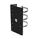 Hikvision DS-1275ZJ-SUS Black, zwarte paalmontagebeugel met klemmen Hikvision DS-1275ZJ-SUS Black, zwarte paalmontagebeugel met klemmen