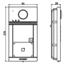 Hikvision DS-KV8113-WME1 | INBOUW | 1 beldrukker | IR verlichting | PoE | 12v Hikvision DS-KV8113-WME1 | INBOUW | 1 beldrukker | IR verlichting | PoE | 12v