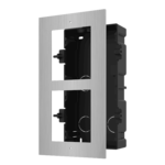 Hikvision DS-KD-ACF2/S | Cornice di installazione | 2 moduli | acciaio inossidabile |