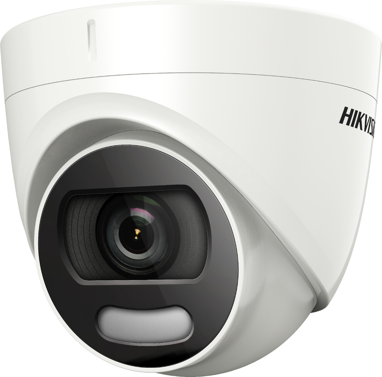 Câmera Turbo HD HDoC do globo ocular / torre Para uso externo Resolução: 5MP Lente: 2.8mm Luz branca 20m IP67 Fonte de alimentação: 12VDC ColorVu - 24/7 cores, 4in1, Up the Coax (HIKVision-C) 130dB True WDR
