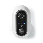 Nedis SmartLife Outdoor Wi-Fi Camera | Full HD 1080p | IP65 | Cloud / MicroSD | Motion sensor | Night vision | Android ™ & iOS | White