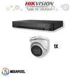 Hikvision Conjunto Turbo HD | 1x globo ocular | 5 Megapixels |