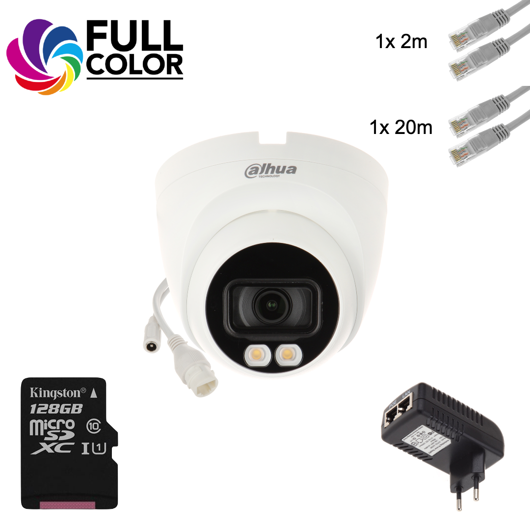 Dahua Stand Alone Camera Set FullColor with all the necessities