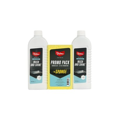 Valma Valma - Wash and Shine + Spons 2x 500ml