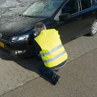 CarPoint Safety Vest Oxford Yellow XL