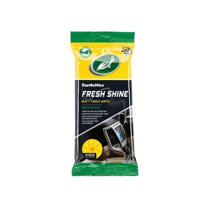 Turtle Wax Turtle Wax - Fresh Shine Matt Interior Cleaning Wipes 24x