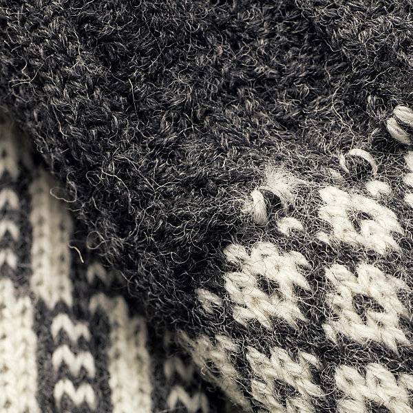 Hirsch Natur Sokken met Scandinavisch patroon wol