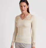 Calida Hemd lange mouw wol/zijde