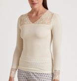 Calida Hemd lange mouw wol/zijde