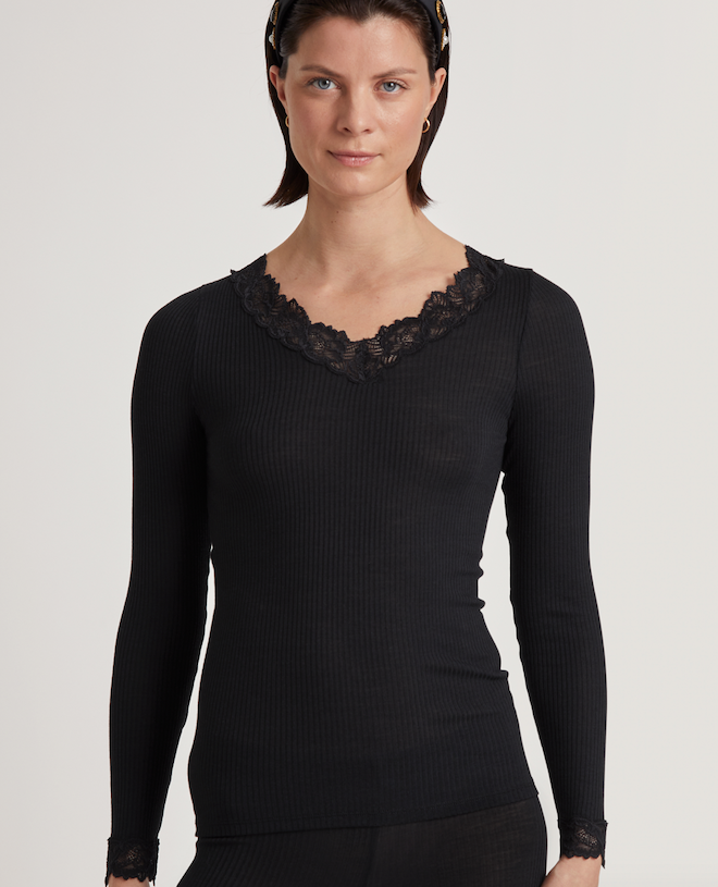 Calida Hemd lange mouw wol/zijde
