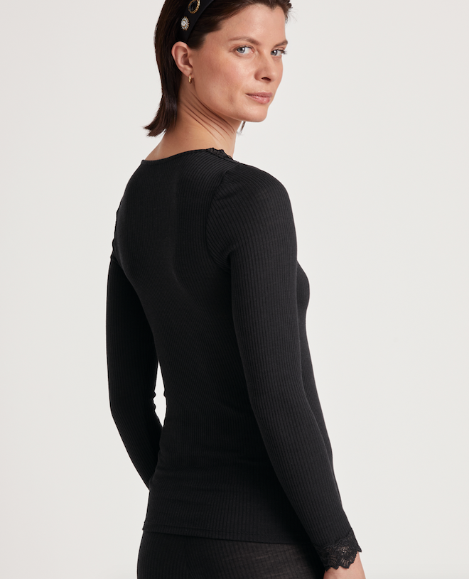 Calida Hemd lange mouw wol/zijde