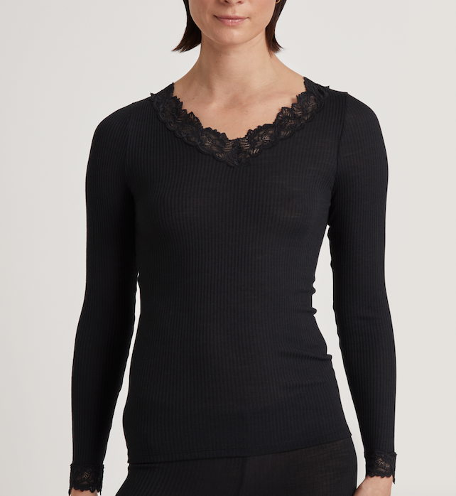 Calida Hemd lange mouw wol/zijde