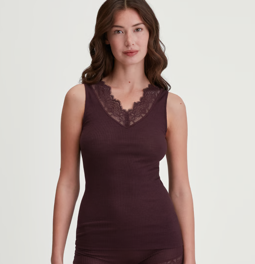 Calida Wol/zijden hemd zonder mouw