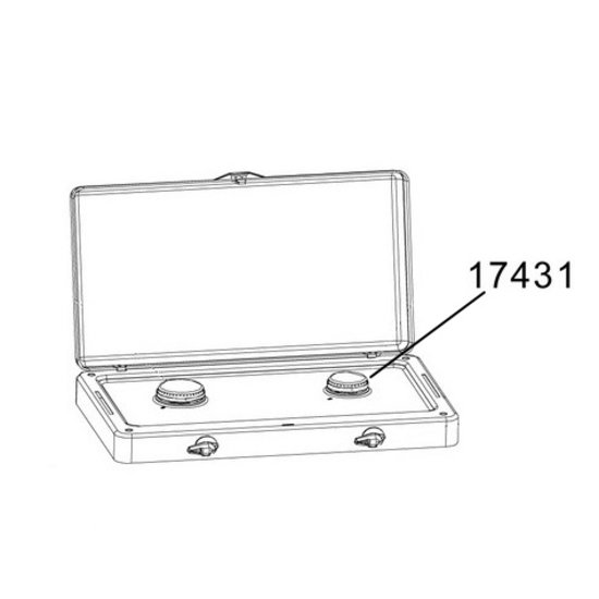 Campingaz branderdeksel small met afdichting Camping Kooktoestellen