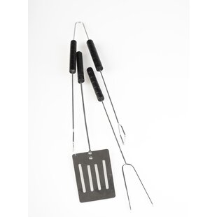 Barbecue set 3-delig RVS