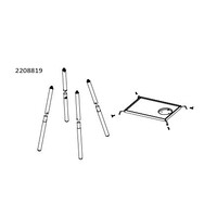 Poten + Bodemplank voor Tour & Grill (CV Plus)