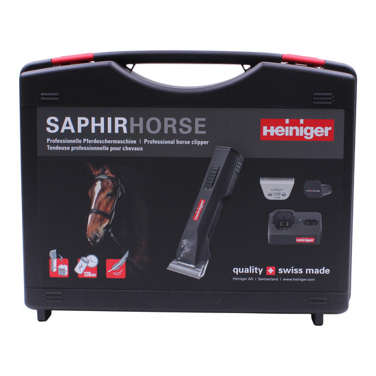 Heiniger Saphir Horse Accu-tondeuse met 2 accu's