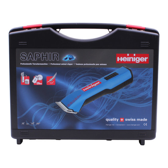 Heiniger Saphir Accu-tondeuse #10 met 2 accu's