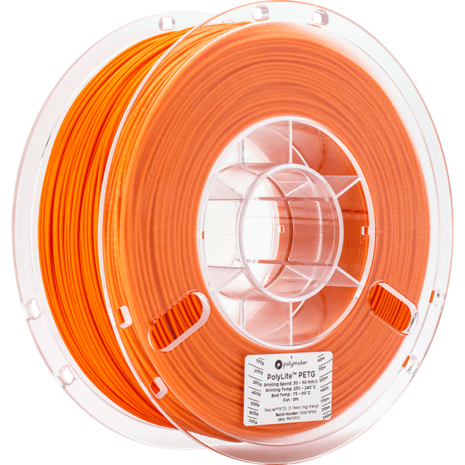 Polymaker Polymaker Polylite PETG Oranje Polymaker Polymaker Polylite PETG Oranje