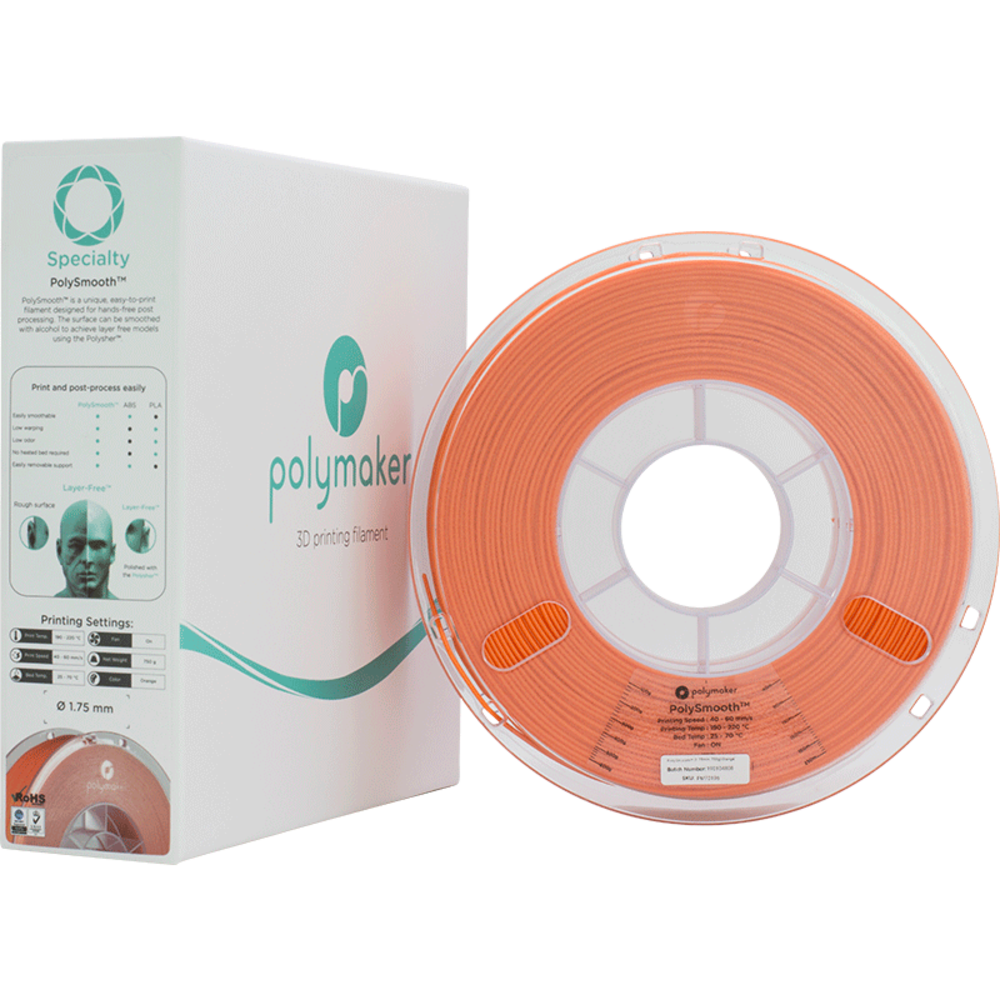 Polymaker Polymaker Polysmooth Oranje Polymaker Polymaker Polysmooth Oranje