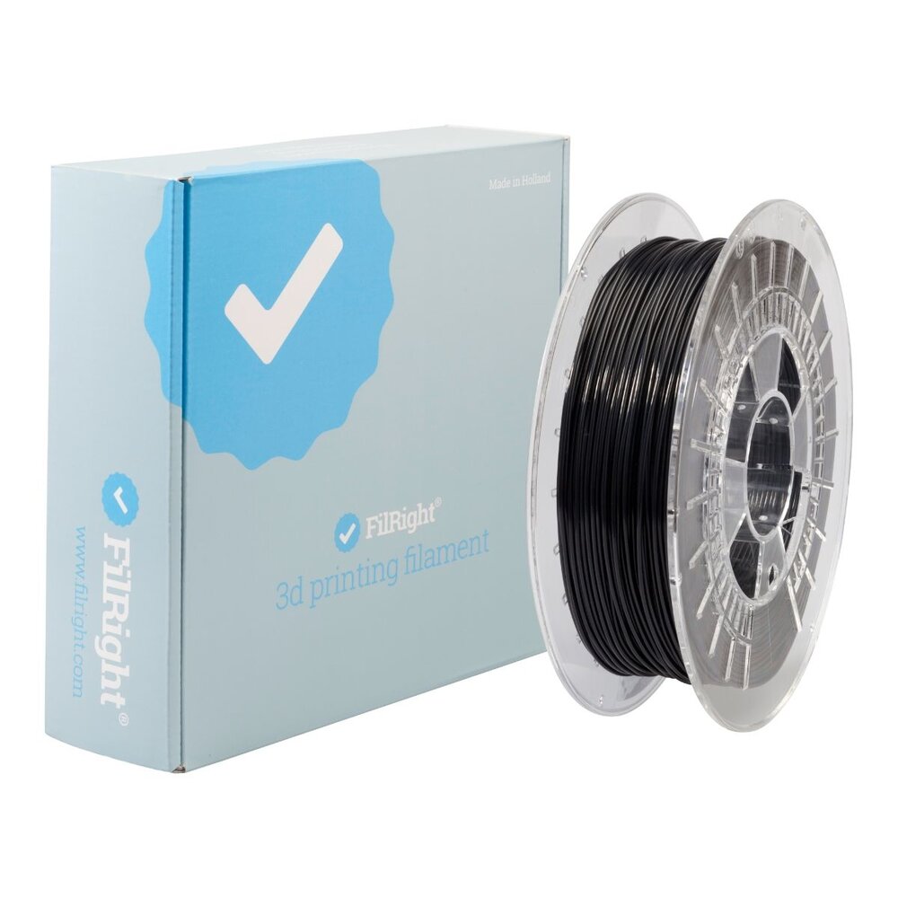 FilRight FilRight Engineering TPU -1.75mm - 500 g - Zwart FilRight FilRight Engineering TPU -1.75mm - 500 g - Zwart