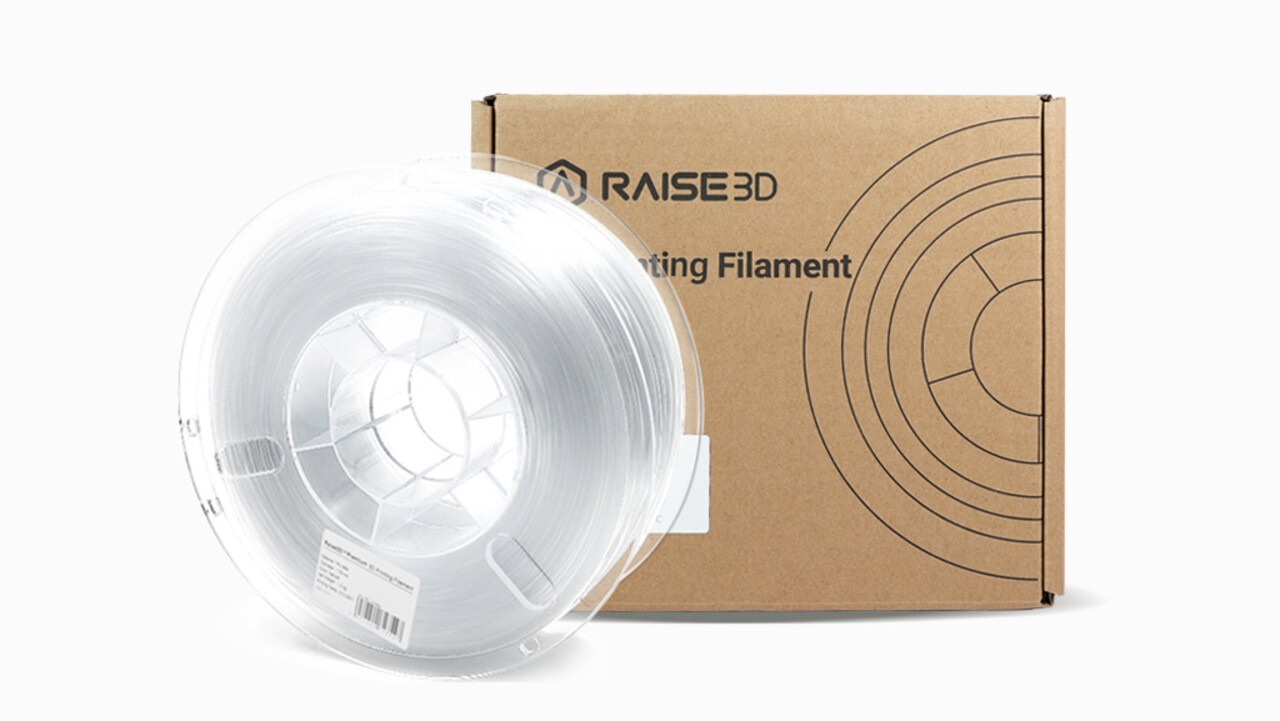 Raise3D Raise3D Premium TPU-95A Filament - Natural - 1.75mm -1kg Raise3D Raise3D Premium TPU-95A Filament - Natural - 1.75mm -1kg