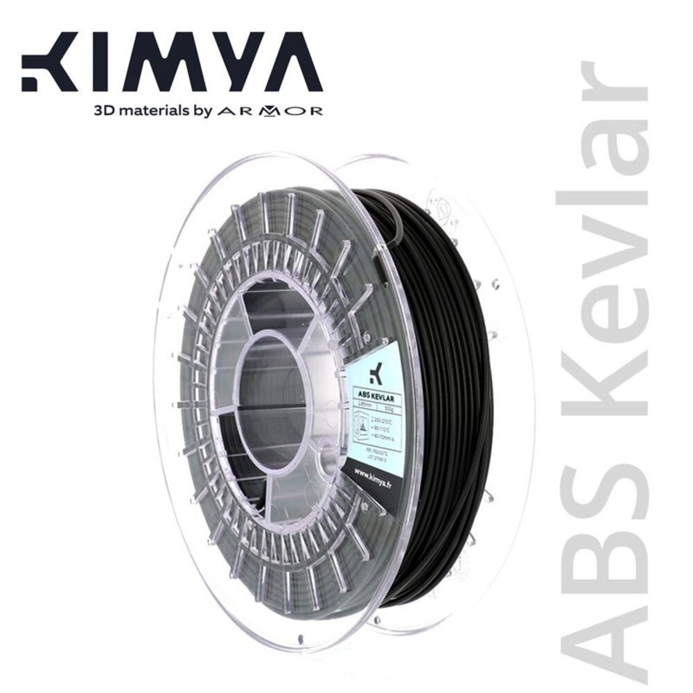 Kimya ABS Kevlar Filament 500 g Zwart FilRight