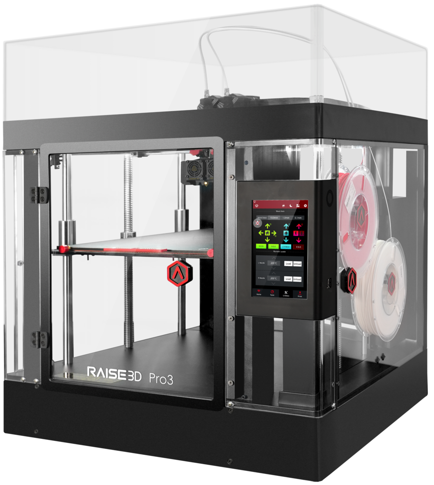 Raise3D De nieuwe Raise3D Pro3 Dual Raise3D De nieuwe Raise3D Pro3 Dual