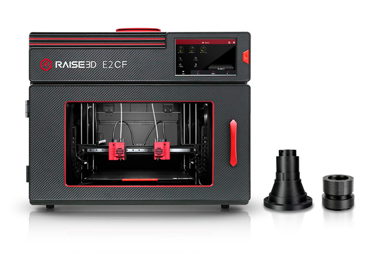 Raise3D De nieuwe Raise3D E2CF IDEX carbon fibre 3D printer
