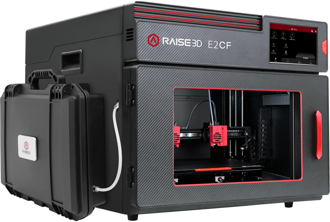 Raise3D De nieuwe Raise3D E2CF IDEX carbon fibre 3D printer