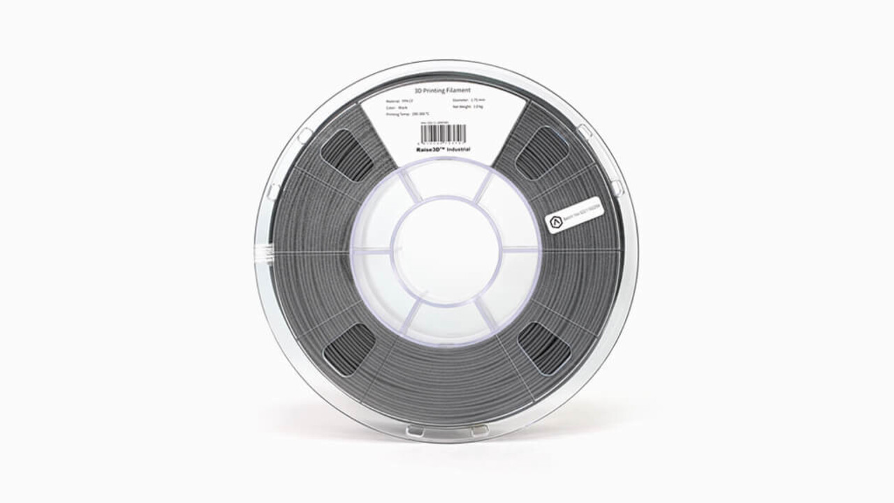 Raise3D Raise3D Industrial PPA CF Filament - 1.75mm - 1kg Raise3D Raise3D Industrial PPA CF Filament - 1.75mm - 1kg