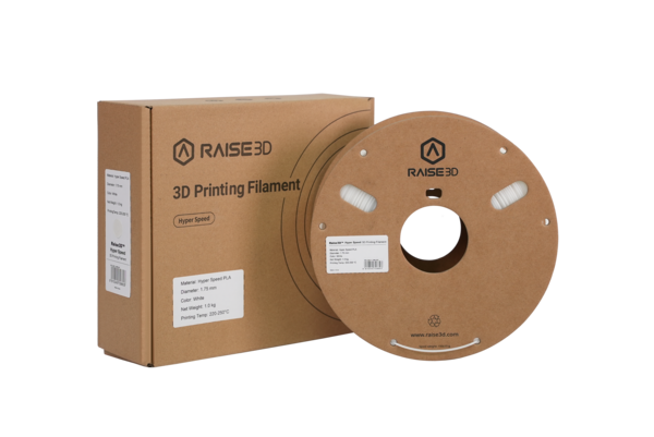 Raise3D Raise3D Hyper Speed PLA Filament - White - 1.75mm -1kg Raise3D Raise3D Hyper Speed PLA Filament - White - 1.75mm -1kg