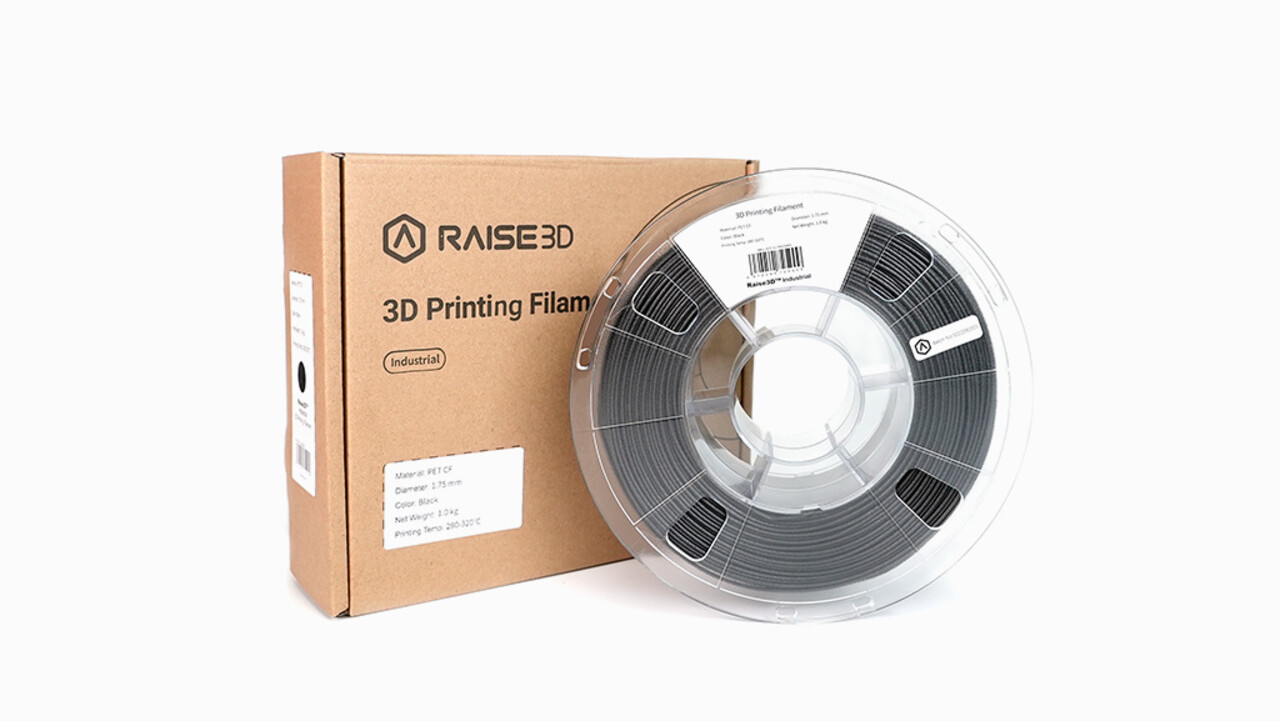 Raise3D Raise3D Industrial PET CF Filament - 1.75mm - 1kg Raise3D Raise3D Industrial PET CF Filament - 1.75mm - 1kg