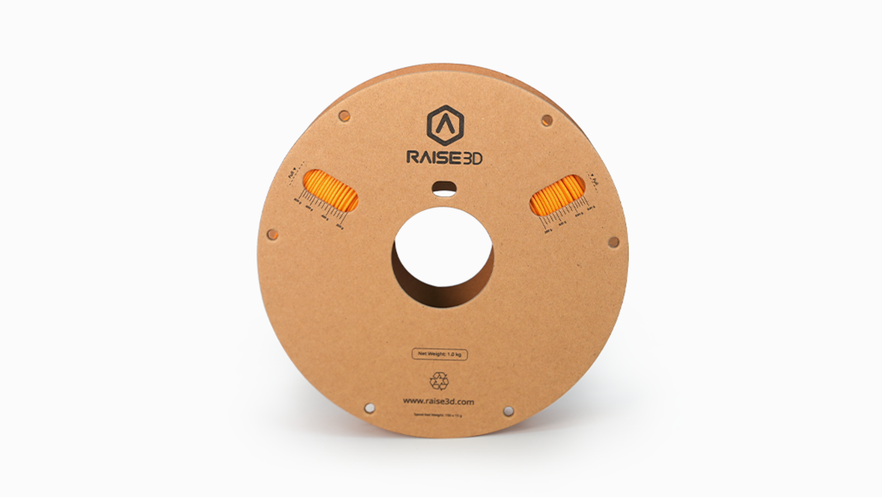 Raise3D Raise3D Industrial PET GF Filament - Oranje - 1.75mm - 1kg Raise3D Raise3D Industrial PET GF Filament - Oranje - 1.75mm - 1kg