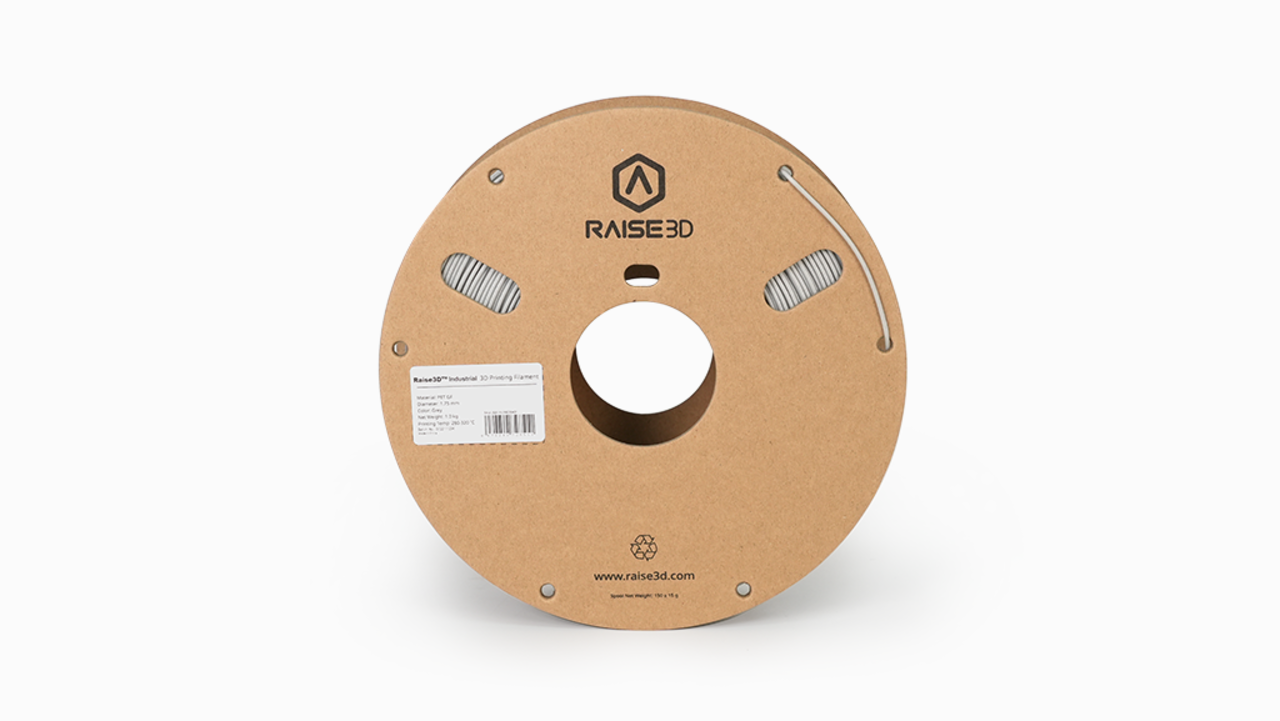 Raise3D Raise3D Industrial PET GF Filament - Grey - 1.75mm - 1kg Raise3D Raise3D Industrial PET GF Filament - Grey - 1.75mm - 1kg