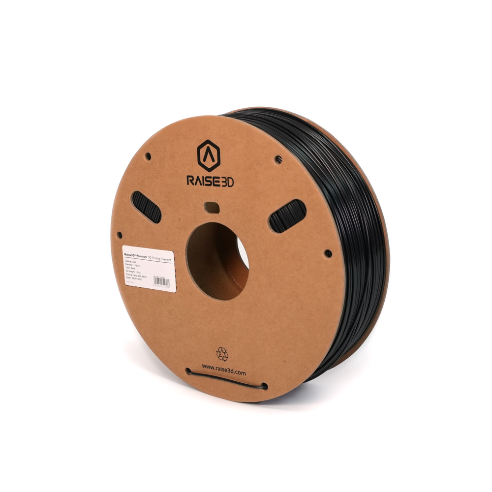 Raise3D Raise3D Premium ASA Filament - Zwart - 1.75mm - 1kg Raise3D Raise3D Premium ASA Filament - Zwart - 1.75mm - 1kg